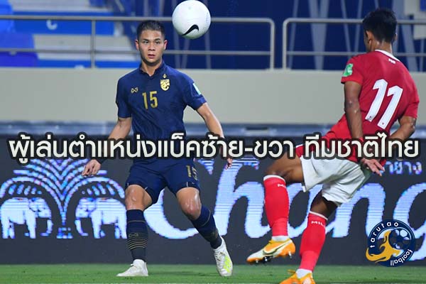 ผู้เล่นตำแหน่งแบ็คซ้าย-ขวา ทีมชาติไทย