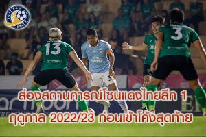 ส่องสถานการณ์โซนแดง รีโว่ไทยลีก 1 ฤดูกาล 2022/23 ก่อนโค้งสุดท้าย